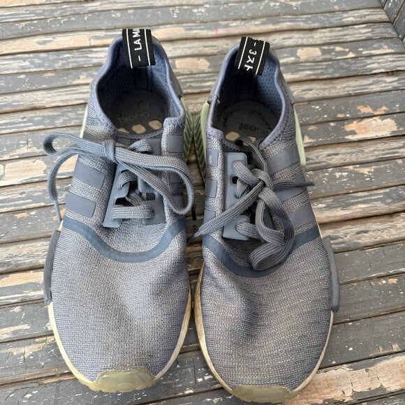 Adidas NMD R1 Women's Sneakers Running Shoe Athletic Footwear Raw Steel Sz 8 - Picture 6 of 8